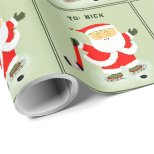 Personalised Hockey Christmas Wrapping Paper