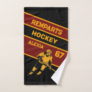 Personalised Hockey Hand Towel