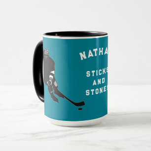 personalised hockey humour mug