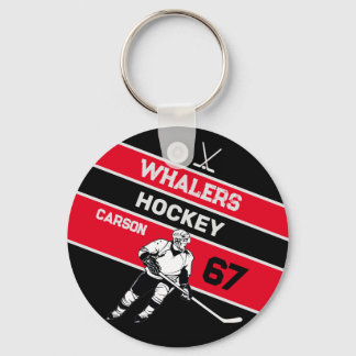 Personalised Hockey Keychain