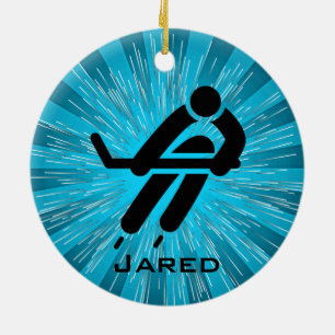 Personalised Hockey Ornament