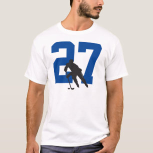 Personalised Hockey Player Number T-Shirt