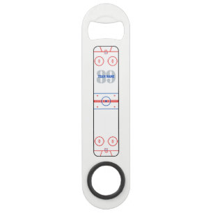 Personalised Hockey Rink Diagram Design on a