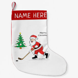 Personalised Hockey Santa Stocking