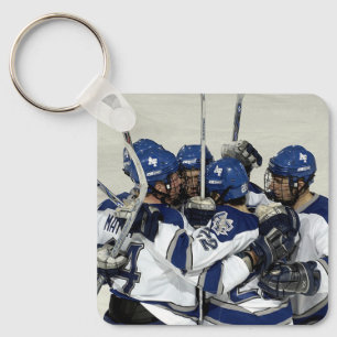 Personalised Hockey Team Photo Key Ring