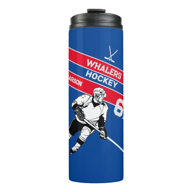 Personalised Hockey Travel Mug (Front)