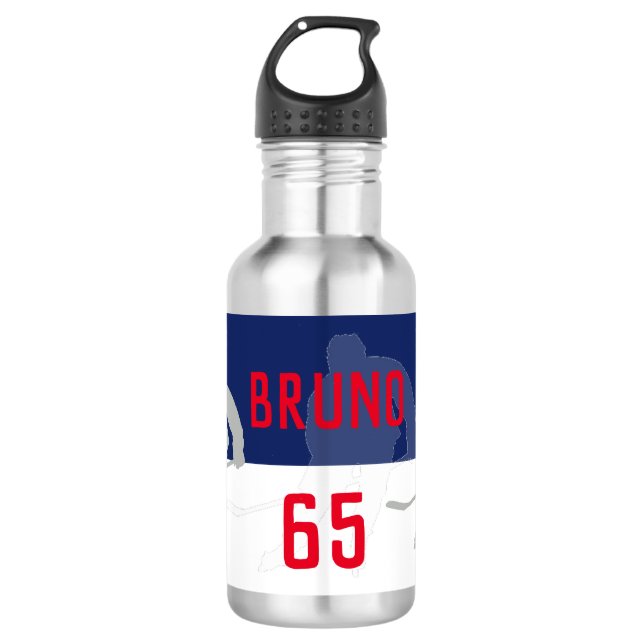 Personalised Hockey Water Bottle (Front)