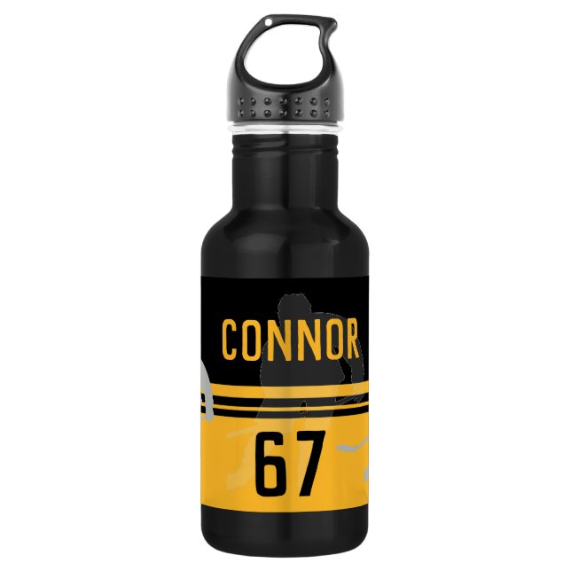 Personalised Hockey Water Bottle (Front)