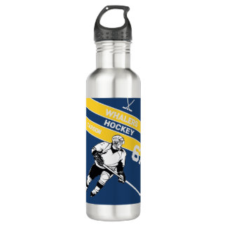 Personalised Hockey Water Bottle