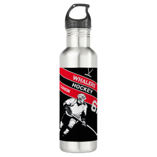 Personalised Hockey Water Bottle
