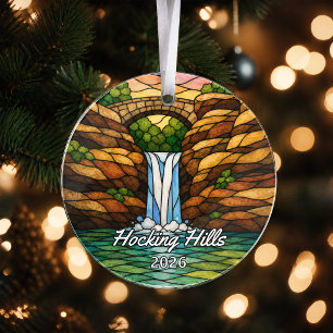 Personalised Hocking Hills State Park Acrylic Orna Ornament