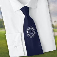 Personalised Hole in One Navy Blue Golf Neck