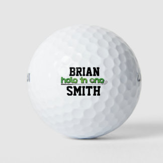 Personalised Hole in One Sports Golf Balls