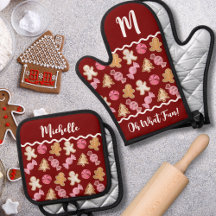 Personalised Holiday Baking Gingerbread Pattern