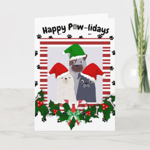 Personalised Holiday Card for Dog Lovers