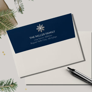 Personalised Holiday Envelope Return Address