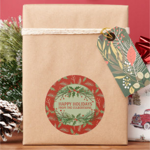 Personalised Holiday Gift Label