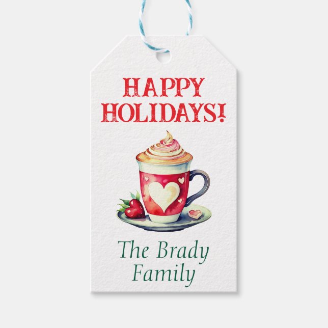 Personalised holiday gift tag (Front)