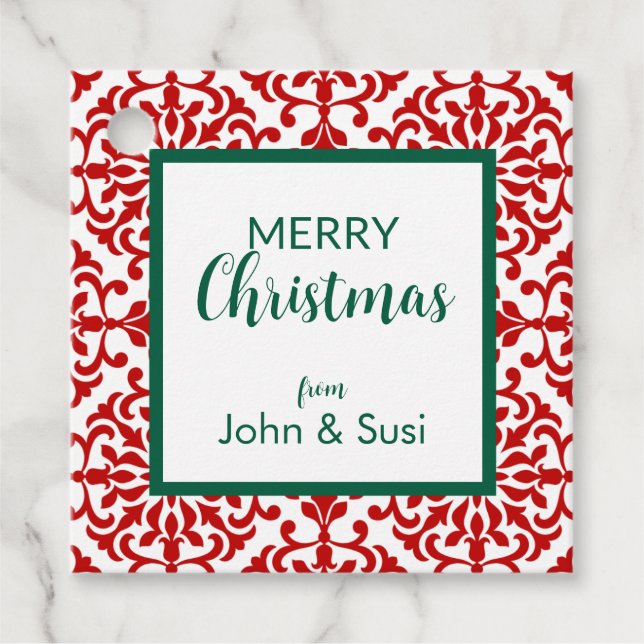 Personalised Holiday Gift Tags (Front)