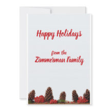 Personalised Holiday Greeting Card