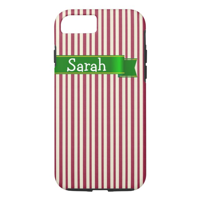 Personalised Holiday Package Design iPhone Case (Back)