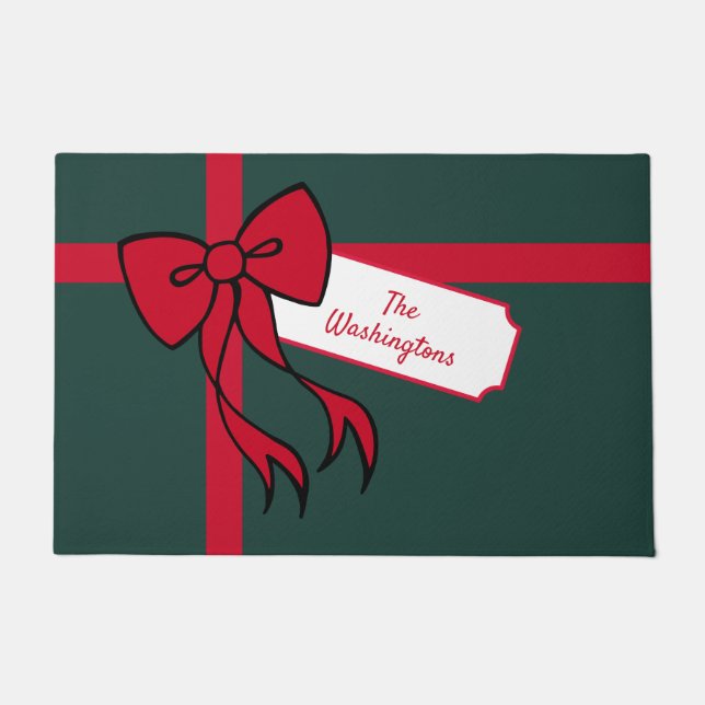 Personalised Holiday Package Doormat  (Front)