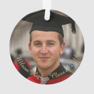 Personalised Holiday Photo Snowflake Ornament