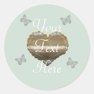 Personalised Holiday Season Vibe Classic Round Sticker