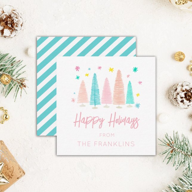 Personalised Holiday Vintage Gift Enclosure  Card (Creator Uploaded)