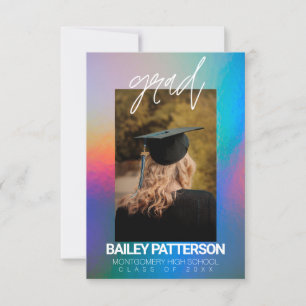 Personalised Holographic Graduation Announcement