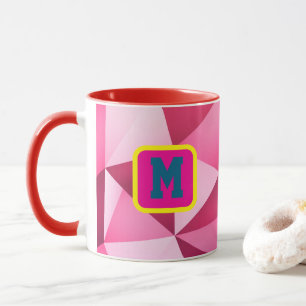 Personalised Holographic Initial Coffee Mug Custom