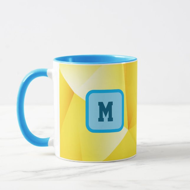 Personalised Holographic Initial Coffee Mug Custom (Left)