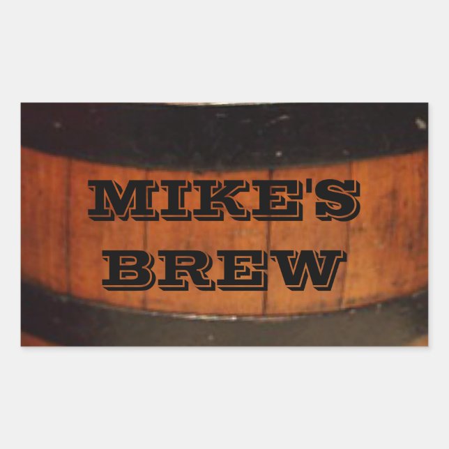 Personalised Home Brew Beer Labels (Front)