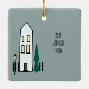 Personalised Home Christmas Ornament