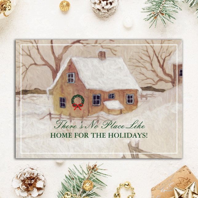 Personalised Home for the Holidays Realtor Holiday Card (Creator Uploaded)