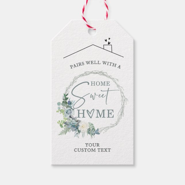 Personalised Home Gift Tag for New Homeowners  (Front)