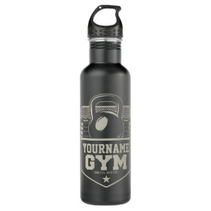 Personalised Home GYM Kettlebell Fitness Trainer   710 Ml Water Bottle