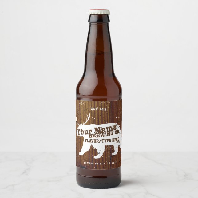 Personalised Homebrew Beer Labels (Front)