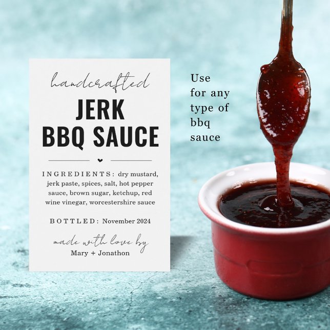 Personalised Homemade BBQ Sauce Bottle Label (Creator Uploaded)