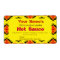 Personalised Homemade Hot Sauce Labels Indian Art