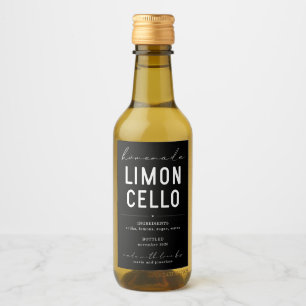 Personalised Homemade Limoncello Bottle Label
