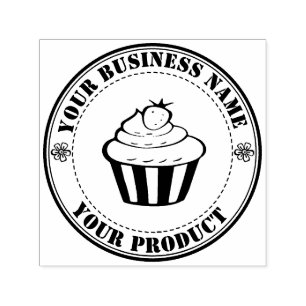 Personalised Homemade Logo Custom Large Self-inking Stamp