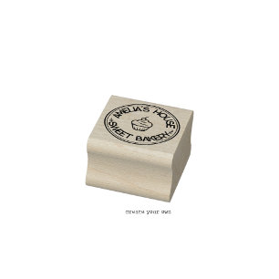Personalised Homemade Logo Custom Rubber Stamp