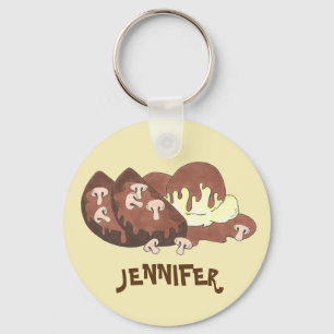Personalised Homemade Meat Loaf Meatloaf Potatoes Key Ring