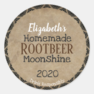 Personalised Homemade Moonshine Label