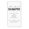 Personalised Homemade Shampoo Label