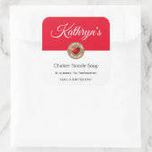 Personalised Homemade Soup Food Label (Bag)