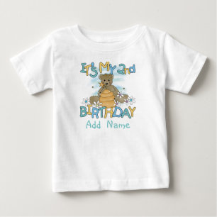 Personalised Honey Bear 2nd Birthday Tshirt