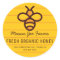 Personalised Honey Jar Labels | Honeycomb Bee