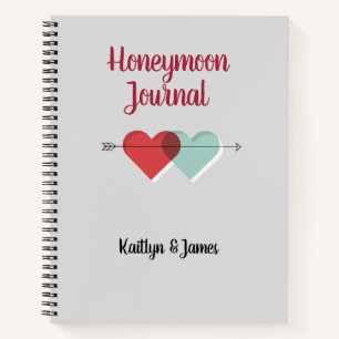 Personalised Honeymoon Travel Journal